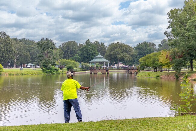 Locals can cast their reel and fish at Bob Noble Park in Paducah.