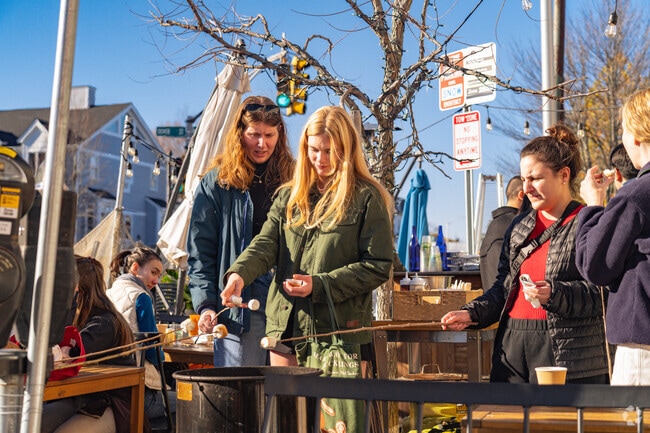 Porter Square offers residents easy access to festivities such as The Cambridge Fall Fest.