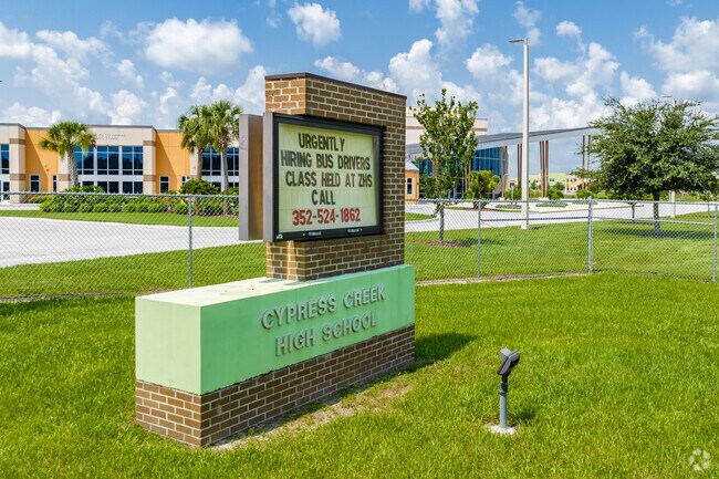Cypress Creek High has a 4 year high school graduation rate of 99% in Wesley Chapel.