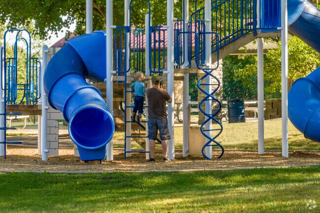 Pink Hill Park has a playground for families.