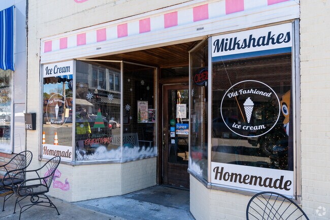Old Fashioned Ice Cream in downtown Selma serves homemade icecream.