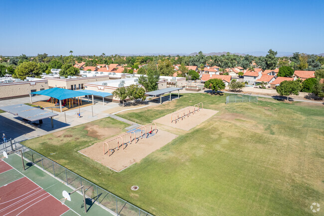 Adventure awaits at the playground of Arrowhead Elementary School in Glendale.