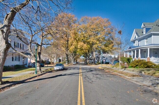 Beautiful historic homes and mature trees add to the beauty of West Point.