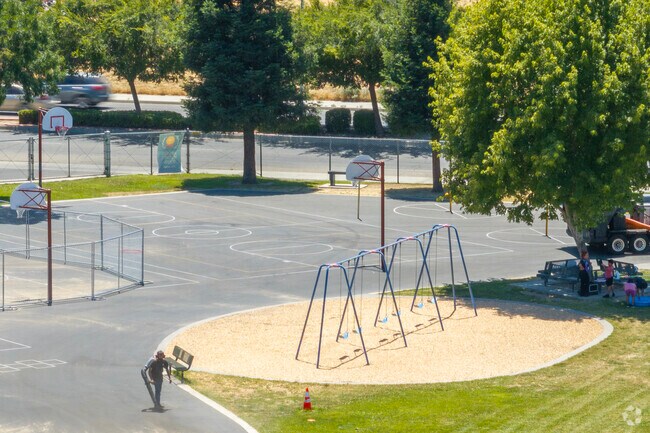 The playground at Millview Elementary School in Madera.
