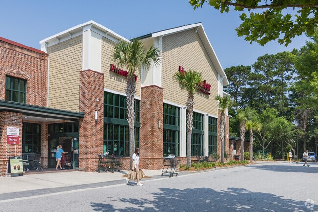 Rivertowne Residents shop for all of their grocery needs at the local Harris Teeter.