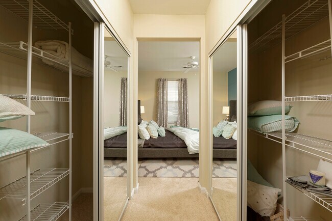 Spacious, walk-in closet