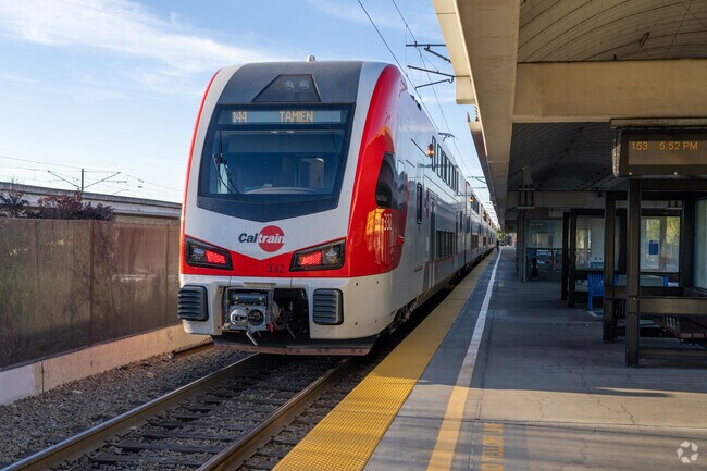 Tamien Station offers easy access to CalTrain for Bay Area travel.