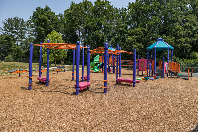Kids love the playground at Keene Mill Elementary School.