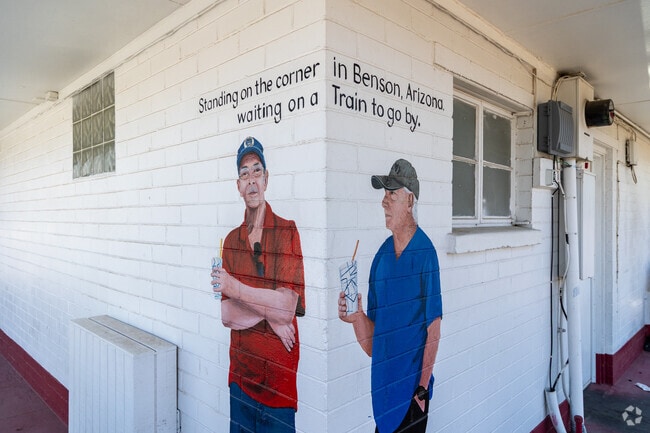 Benson is known for it's many trains that pass through the main street.