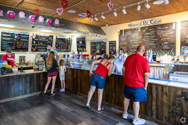 Sweet Melissa's is popular for its various flavors of homemade ice cream in Bonita Shores.