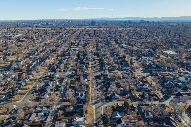 Gridded streets are lined with an eclectic collection of homes dating back to the late 1800s.