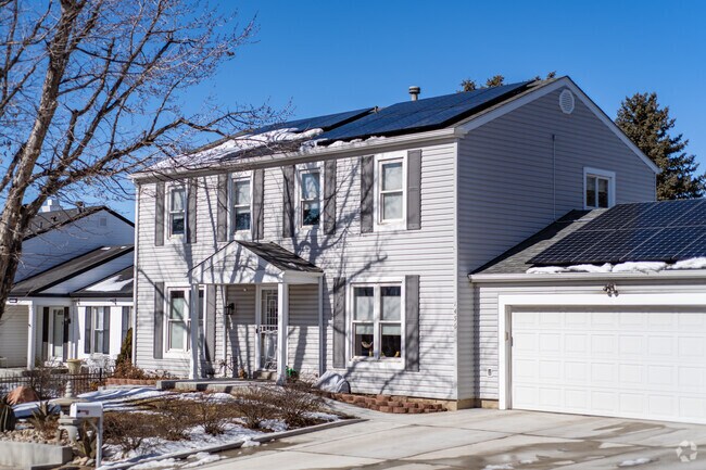 Colonial homes are common in Utah Park.