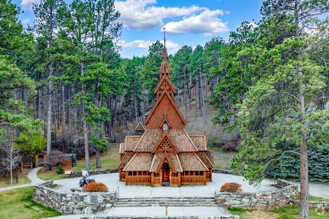 Chapel in the Hills offers a peaceful retreat with Norwegian-inspired architecture.