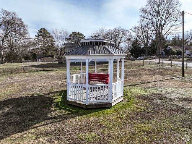 The relaxation gazebo at Jackson Park Elementary School in Kannapolis.
