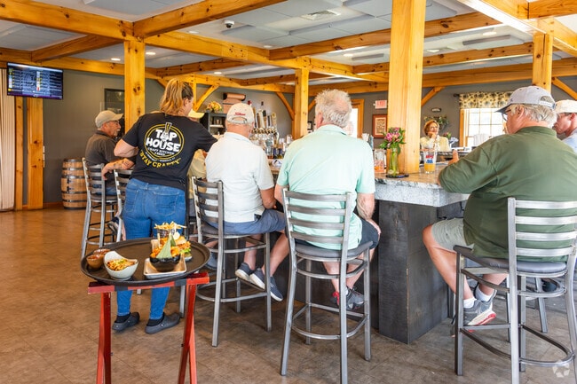 Enjoy a delicious meal at Tap House Restaurant, located at River Ridge Golf Course, Preston.