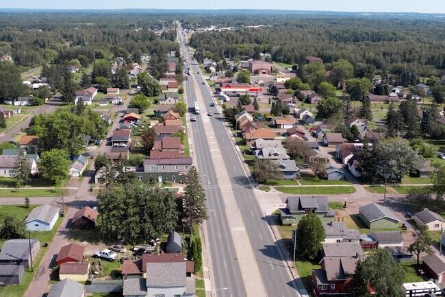 Wisconsin's Route 53 is the main thoroughfare of Allouez-Itasca.