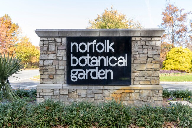 Norfolk Botanical Gardens offers peaceful scenery and nature walks in Camellia Shores.
