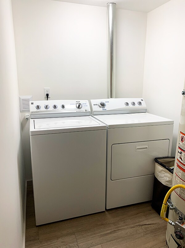 Your own laundry with utility sink