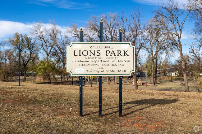 Lions Park is in Blanchard Oklahoma.