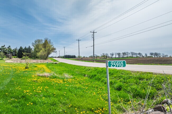 Brighton sits 6 miles north of the Illinois–Wisconsin state line.