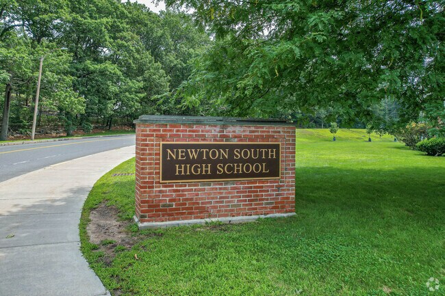 Newton South High School serves grades 9-12 in Chestnut Hill.