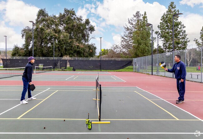 Locals can play pickle ball at Calabazas Park in Calabazas.