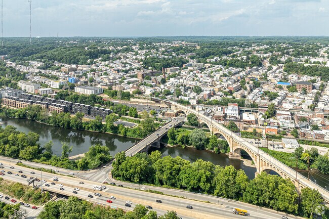 I-76 brings visitors to Green Lane which runs through Upper Roxborough.