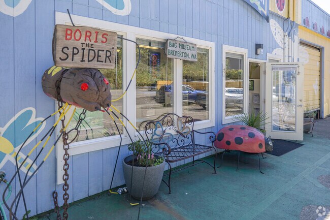 Come say hi to Boris the Spider at the Bug & Reptile Museum in the Pixie Park area.