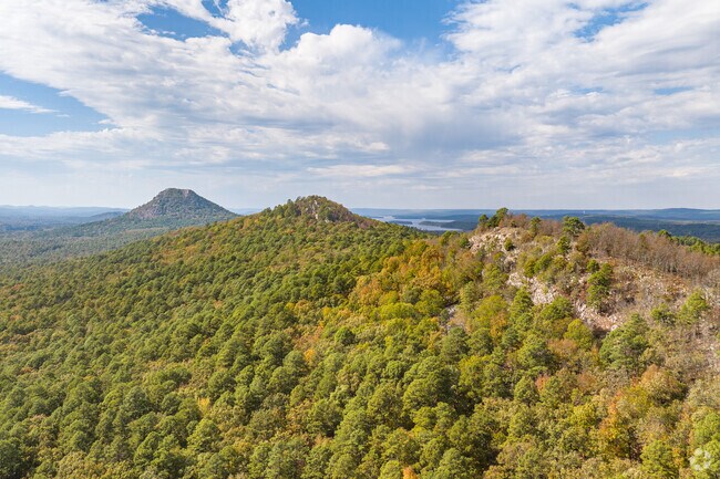 Morgan is a 15 minute drive from popular hiking destination, Pinnacle Mountain State Park.