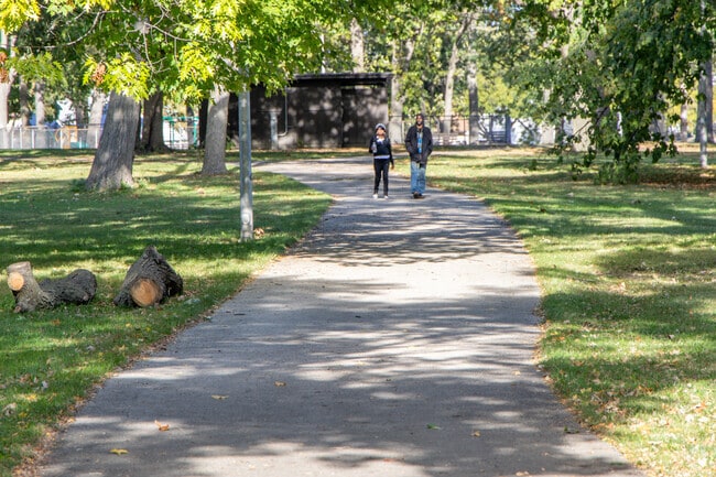 Take a relaxing stroll in Smith Park.