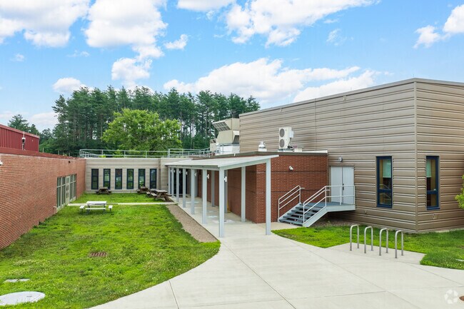 East Meadow is a public school located in Granby, MA, which is in a fringe rural setting.