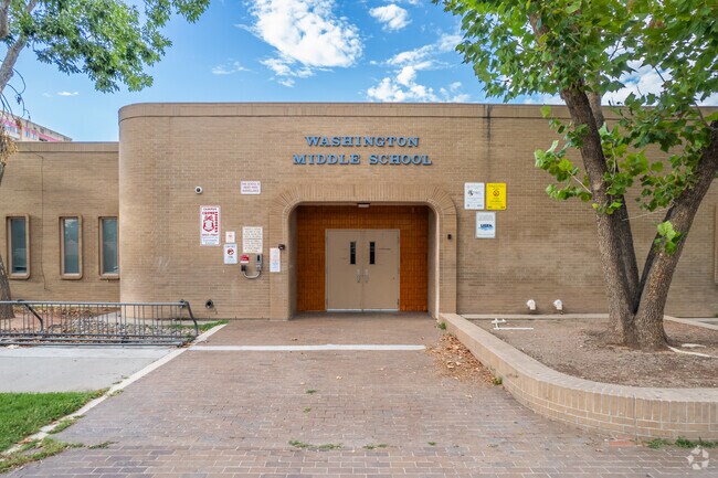 Fostering academic growth and community at Washington Middle School in Albuquerque.