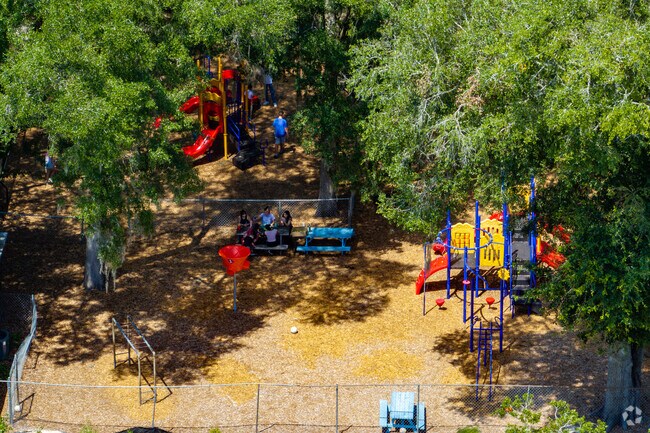 Children play on the playground at Newberry Christian Community School.
