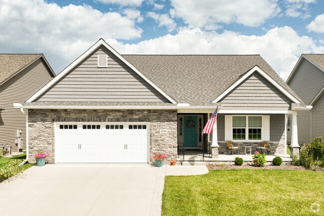 One story new traditional homes make for a great home in Lambertville.