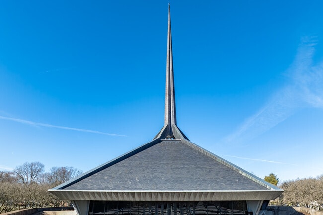 One of the seven National Historic Landmarks, North Christian Church was founded in 1955.