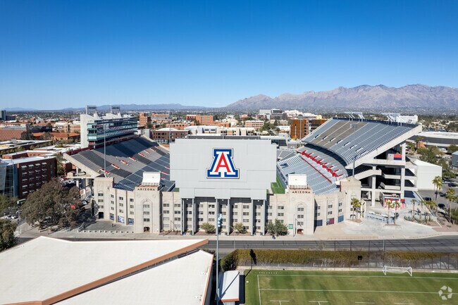 Locals love watching football games at The Arizona Stadium in Yuma.