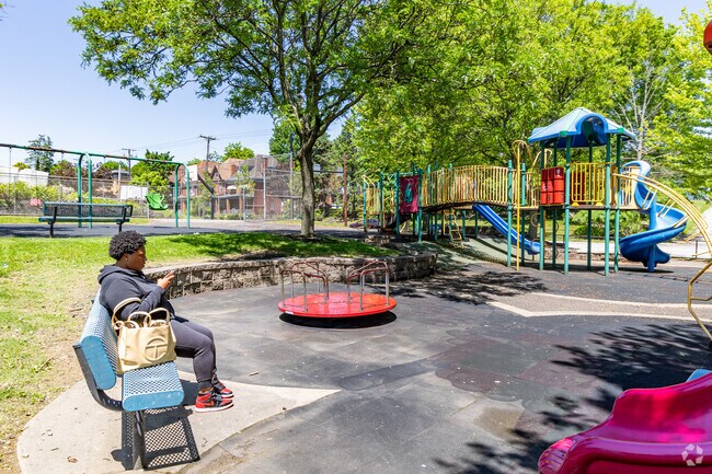 The Dallas Playground is a nice place to relax while in Homewood West.