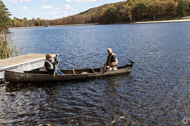 Local anglers enjoy fishing the waters of Poe Valley State Park.