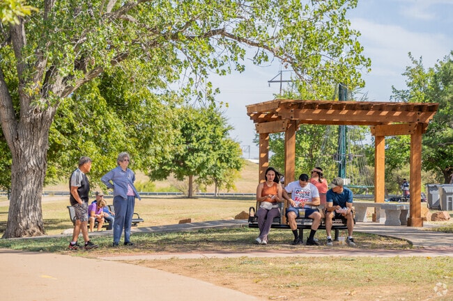 For families, Elmer Thomas Park is the perfect spot to gather and enjoy life.