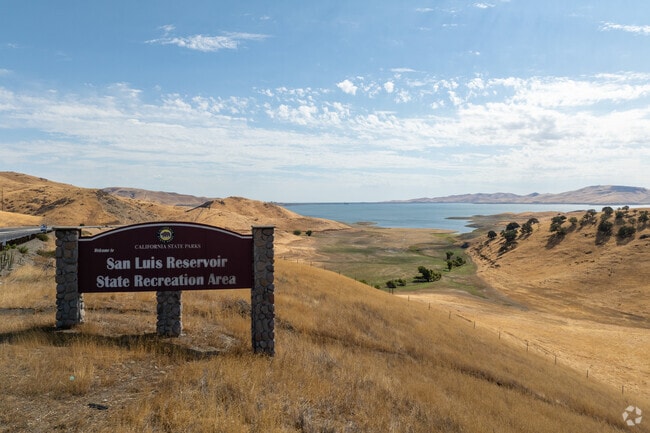 San Luis Reservoir sits minutes from Santa Nella for weekend boating and beaches.