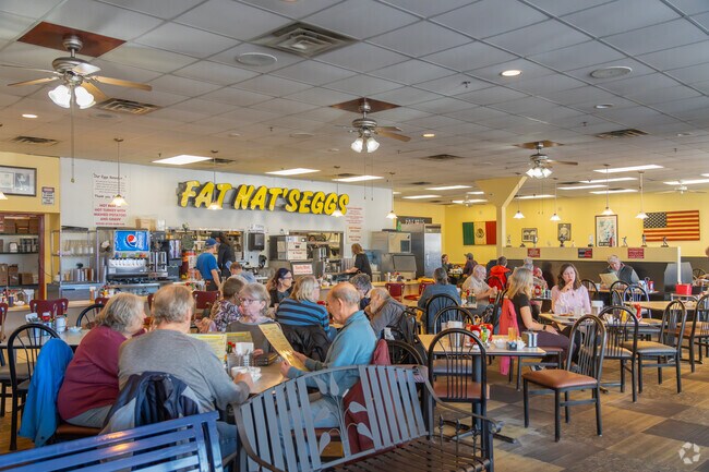 Fat Nat's Eggs and its famous breakfast menu are dining favorites in Hidden Valley.