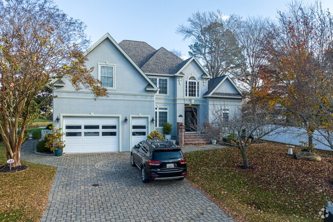Architectural styles get mixed in Ocean View as this French Provincial house shows.