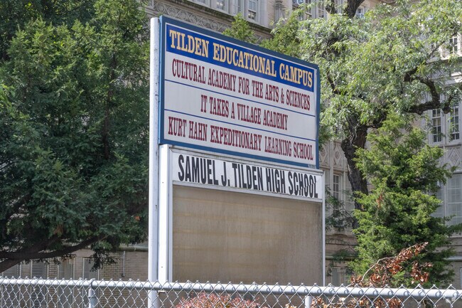 87810 It Takes A Village Academy is one of four schools on the Tilden Campus in Brooklyn.