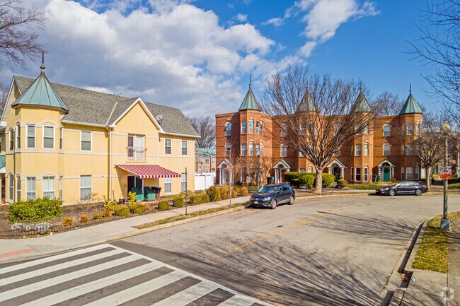 The Mayfair neighborhood features a variety of home styles and architecture.