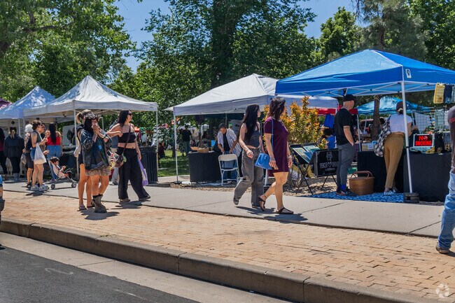Residents of Matheson Park love going to the Grower's Market to buy local produce.