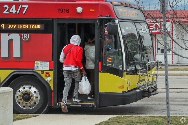 IndyGo is the public transportation provider in Indianapolis that serves Devon.