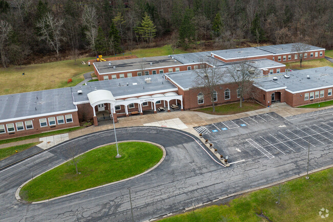K C Heffernan Elementary School's main entrance.