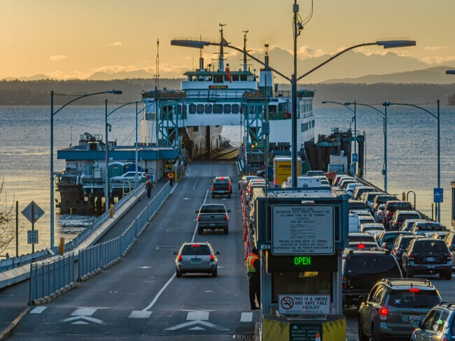 Vashon Ferry dock sits in the Fauntleroy area.