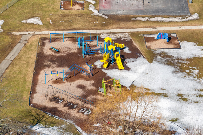 Come play on the playground at Franklyn S Barry School in Cortland.