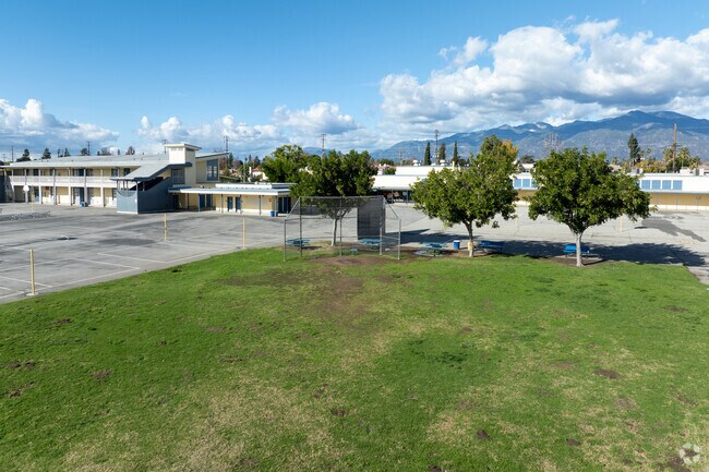 Baseball field at Gidley Elementary School in the city of El Monte, Ca.